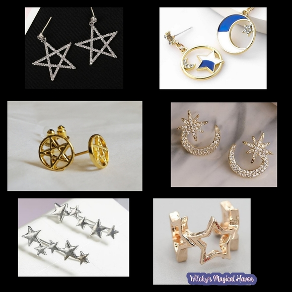 Fashion Earrings Clearance Sale, set of 6 Earrings - Picture 1 of 7